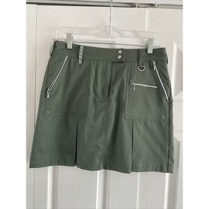 GG Blue Women's Size 2 Green Utility Skort Golf Tennis Skirt Sporty